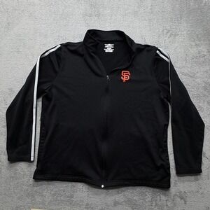 San Francisco Giants‎ Jacket Mens XL Full Zip MLB Baseball Stripe Merchandise